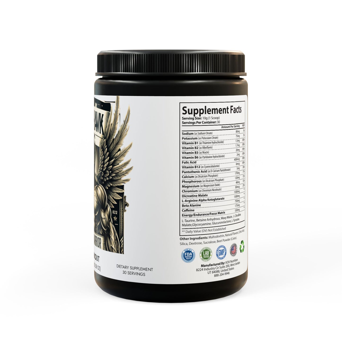 Pre-Workout Supplement, Watermelon (300g, 10.58oz)