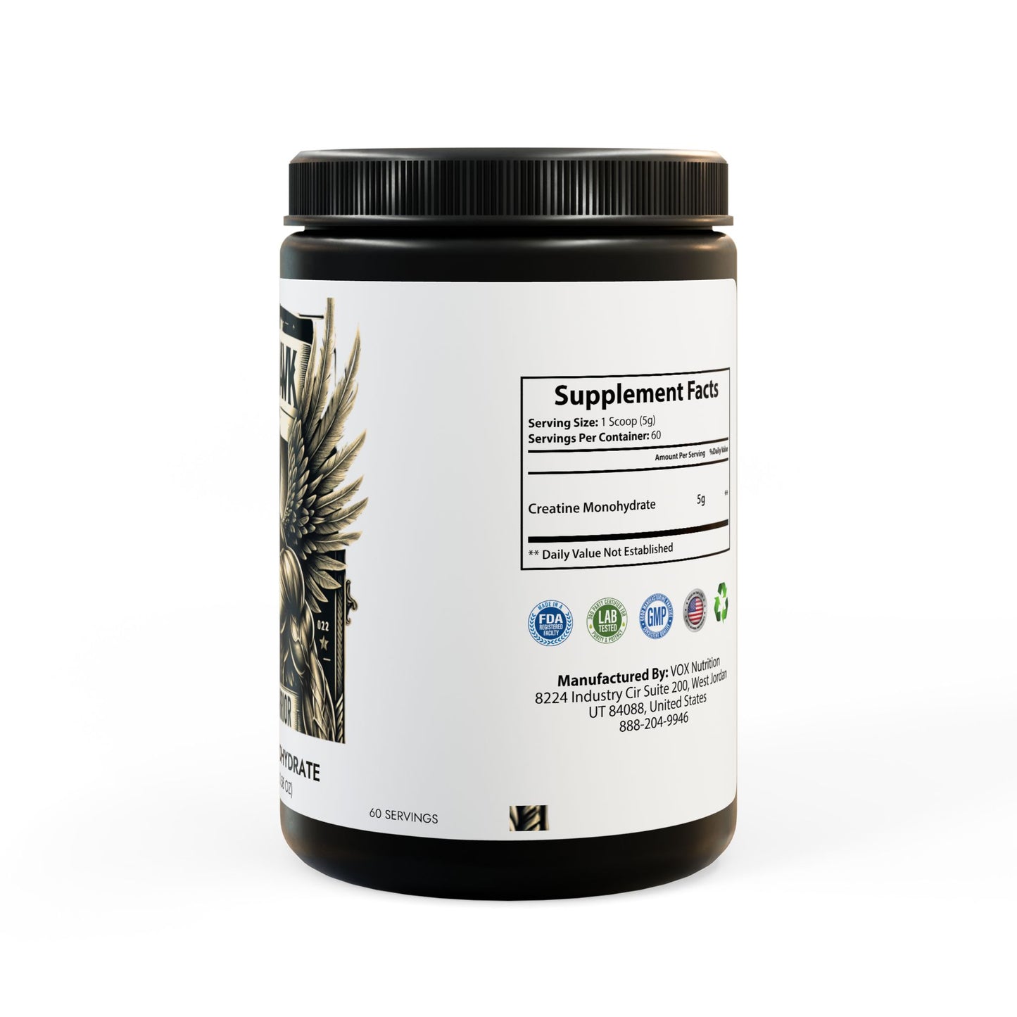 Creatine Monohydrate Supplement (300g, 10.58oz)