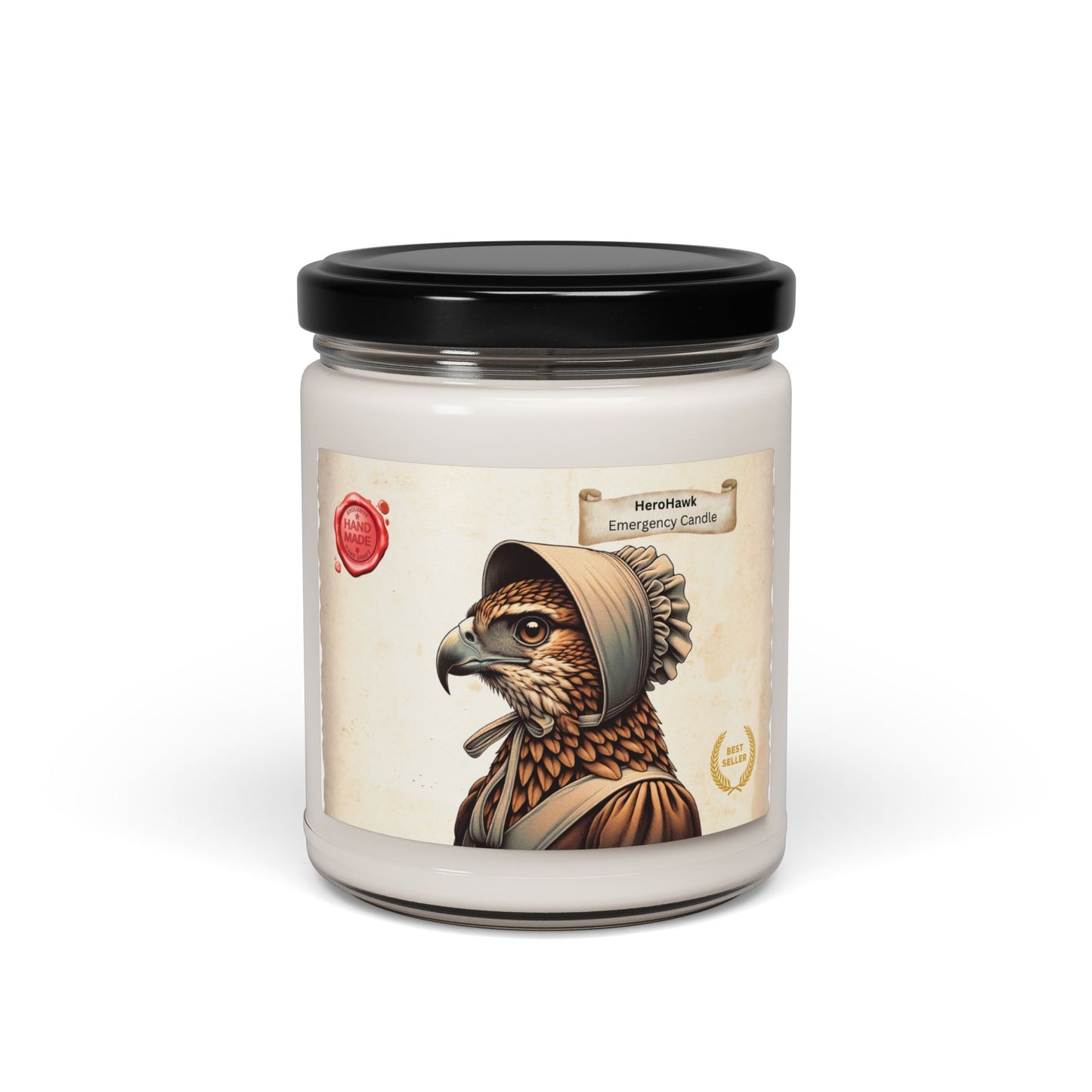 HeronHawk Scented Soy Candle - 9oz Artisan Home Fragrance for Relaxation & Decor